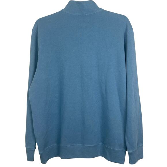 Lands End Sweater men’s size XL NWT quarters zip pullover cotton/polyester blend - Picture 4 of 7